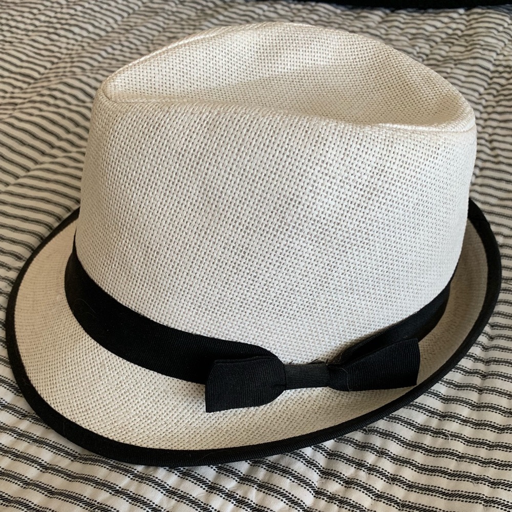 B&W Fedora Hat